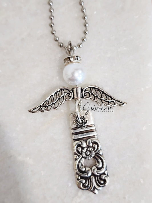 Guardian Angel Vintage/Antique Pendant With Poem