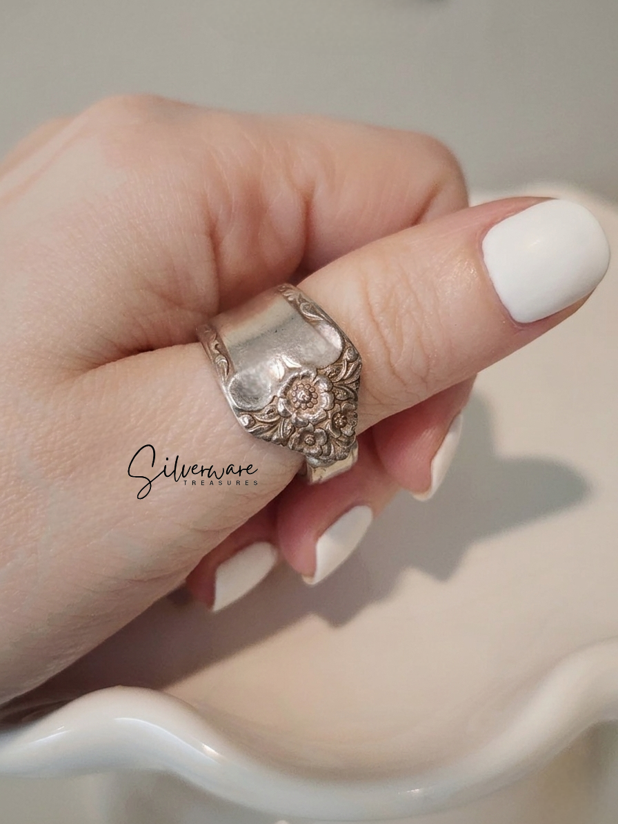 1950's 'Starburst' Stainless Ring
