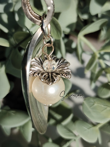 Rosalie 1938 Silverplated Spoon Bowl with Floral charm