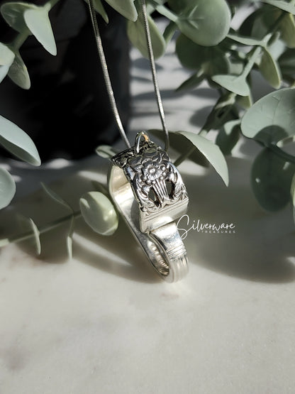 Coronation 1936 Silverplated heart (smaller size)