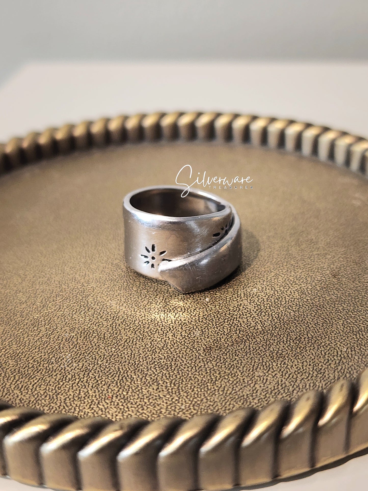 1950's Stainless Starburst (MCF1) Wrap ring