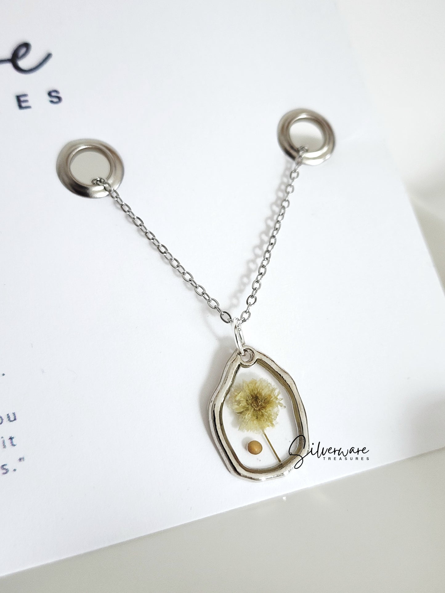 Pregnancy Loss Memorial Necklace with Poem