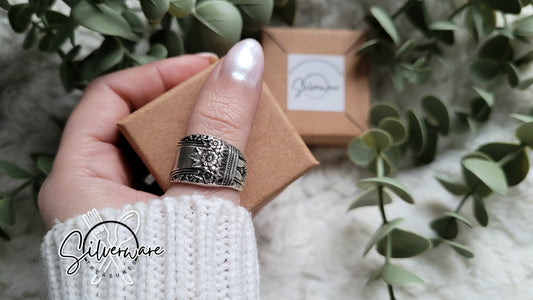 1937 Silverplated First Love Ring