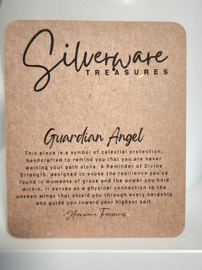 Guardian Angel Vintage/Antique Pendant With Poem