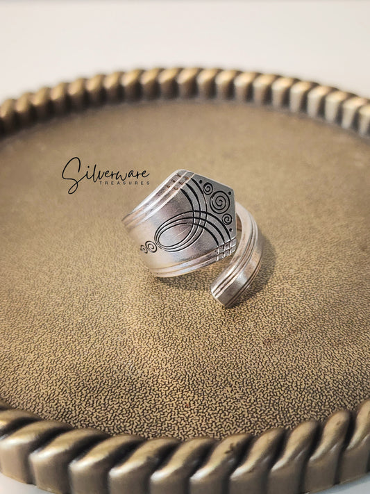 1930's Silverplated Aurora (Rare) Ring