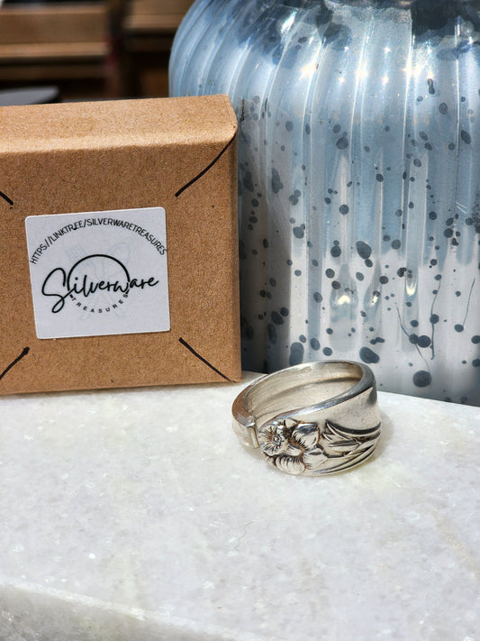 1950 silverplated Daffodil (Rare) ring