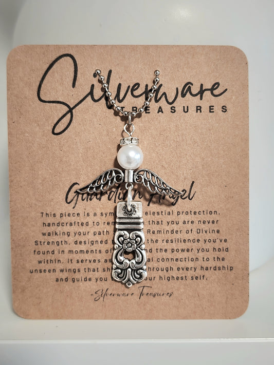 Guardian Angel Vintage/Antique Pendant With Poem