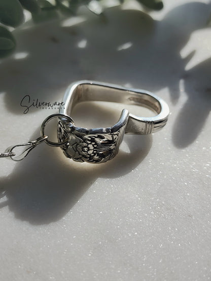 Coronation 1936 Silverplated heart (smaller size)